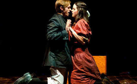 Photo of Zach Adkins and Kyra Kennedy in Spring Awakening